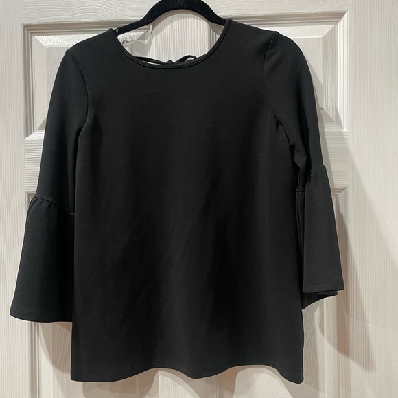 Kensie Black & White black open back top EUC size Small - Picture 3 of 4